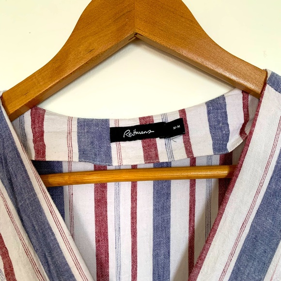 Striped Wrap Dress - Picture 4 of 4